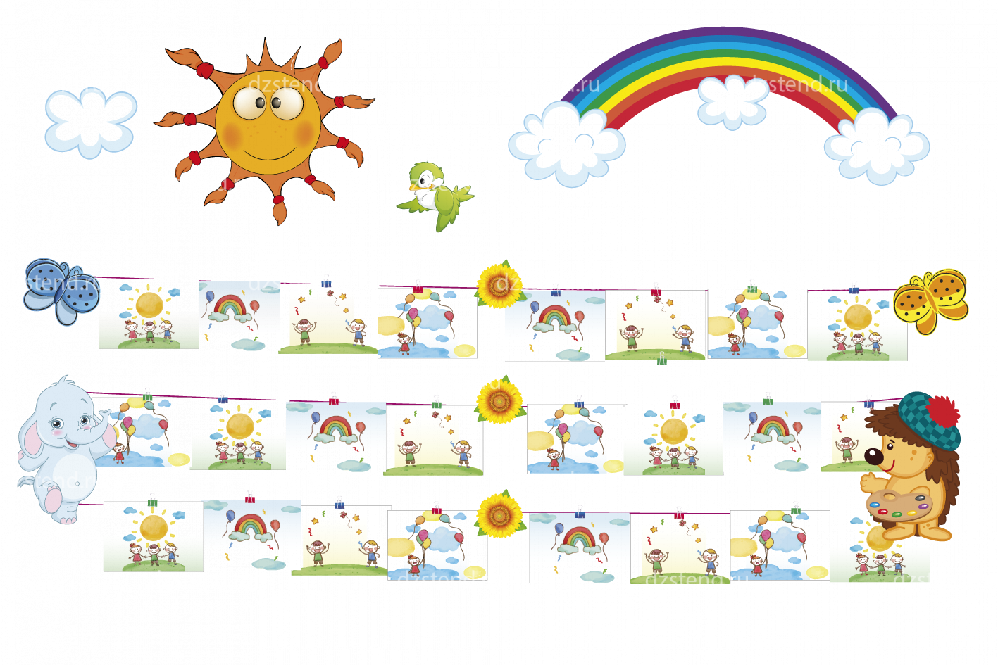 Группа затейники в детском саду оформление картинки